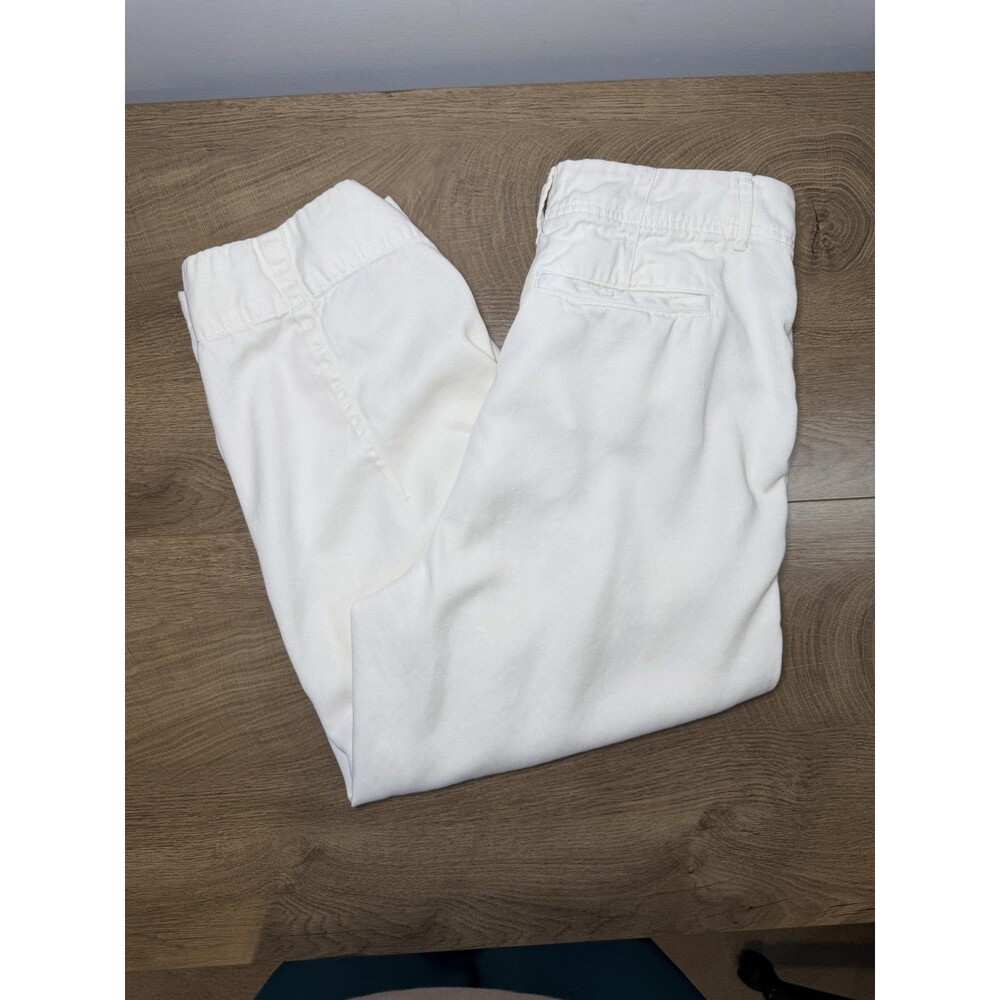 Everlane Butter Soft Crop Pants Ivory Women’s Size 10